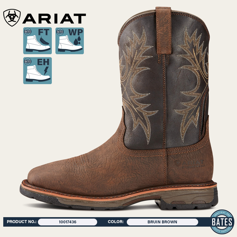 10017436 Ariat Men's WORKHOG® WP Work Boots