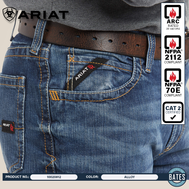 10020812 Ariat Men's FR M4 Basic Boot Cut Jeans