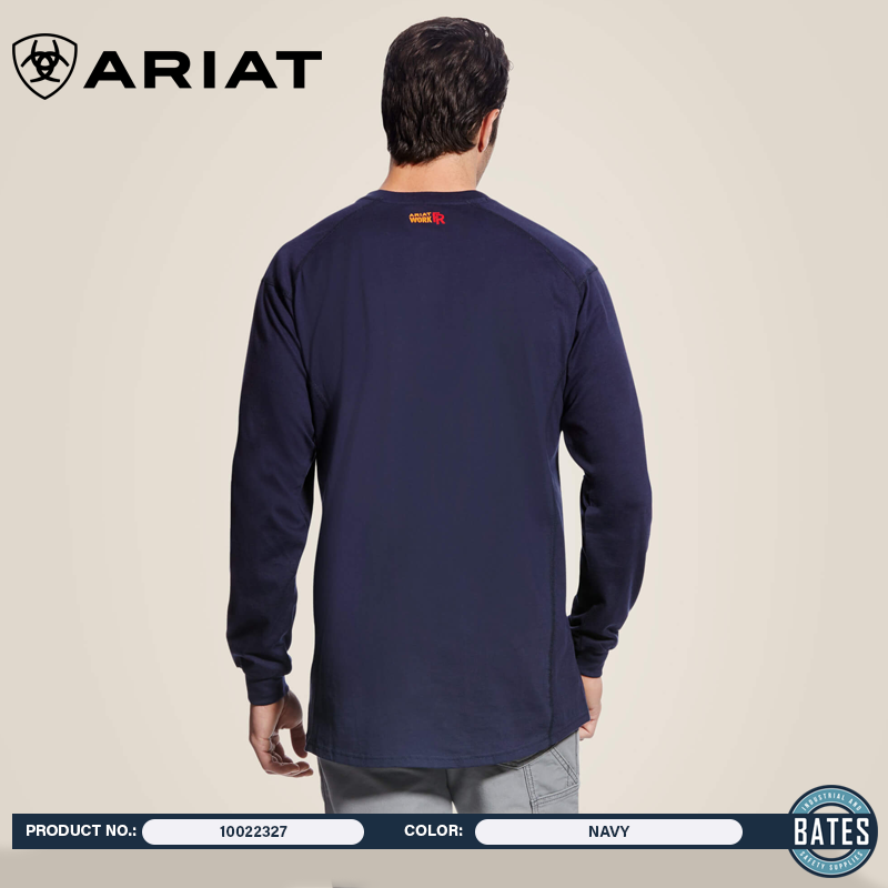 10022327 Ariat Men's FR AIR CREW LS T-Shirt