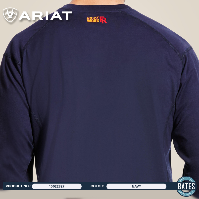 10022327 Ariat Men's FR AIR CREW LS T-Shirt