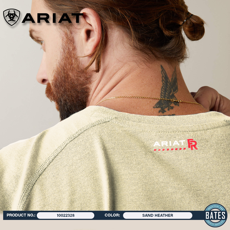 10022328 Ariat Men's FR AIR CREW LS T-Shirt