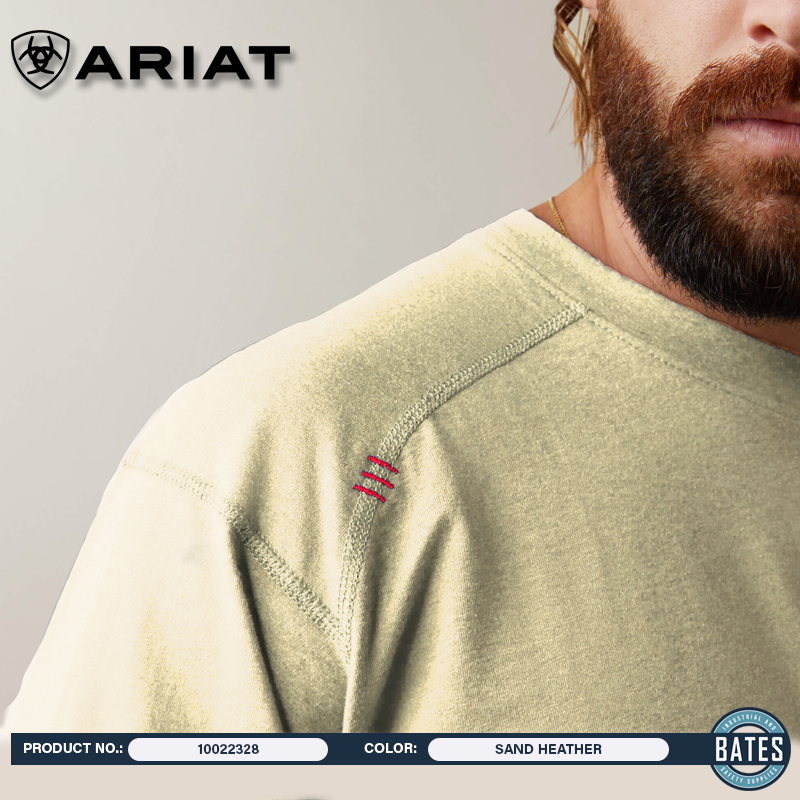 10022328 Ariat Men's FR AIR CREW LS T-Shirt