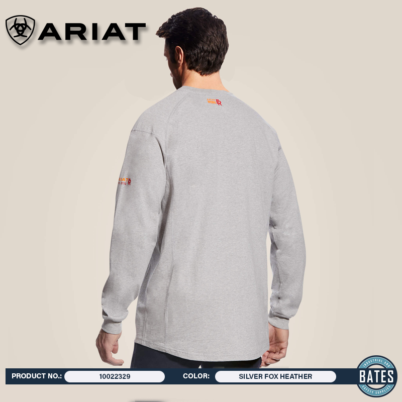 10022329 Ariat Men's FR AIR CREW LS T-Shirt