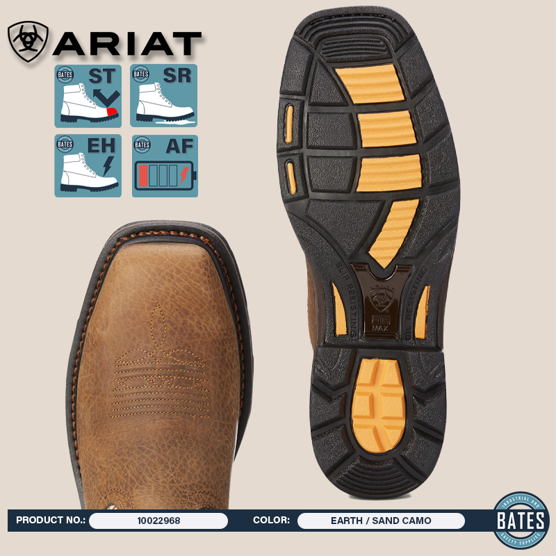10022968 Ariat Men's WORKHOG® Patriot ST Work Boots