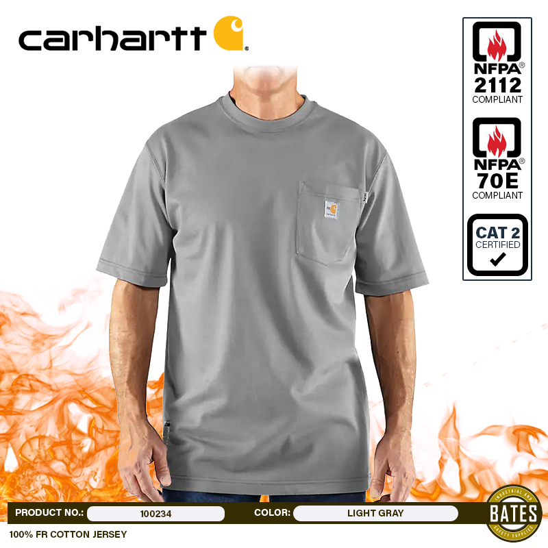 100234 Carhartt Men's FR FORCE® SS Pocket T-Shirt