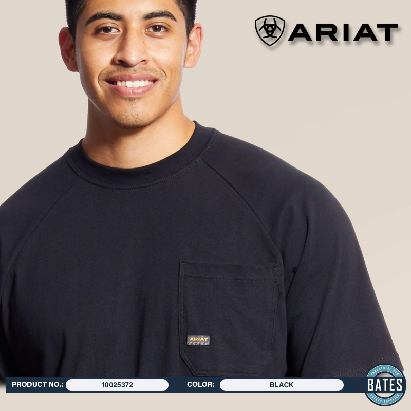 10025372 Ariat Men's REBAR® CottonStrong™ SS T-Shirt