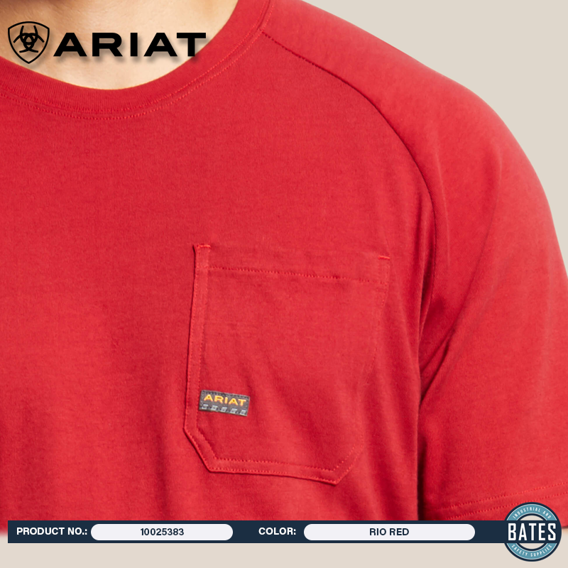 10025383 Ariat Men's REBAR® CottonStrong™ SS T-Shirt