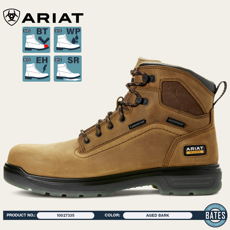 10027335 Ariat Men's TURBO WP/BT Work Boots