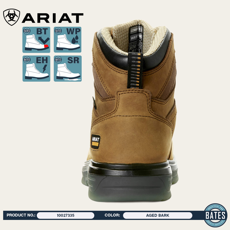 10027335 Ariat Men's TURBO WP/BT Work Boots