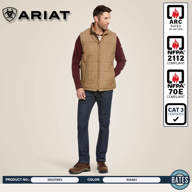 10027853 Ariat Men's FR Crius Insulated Vest