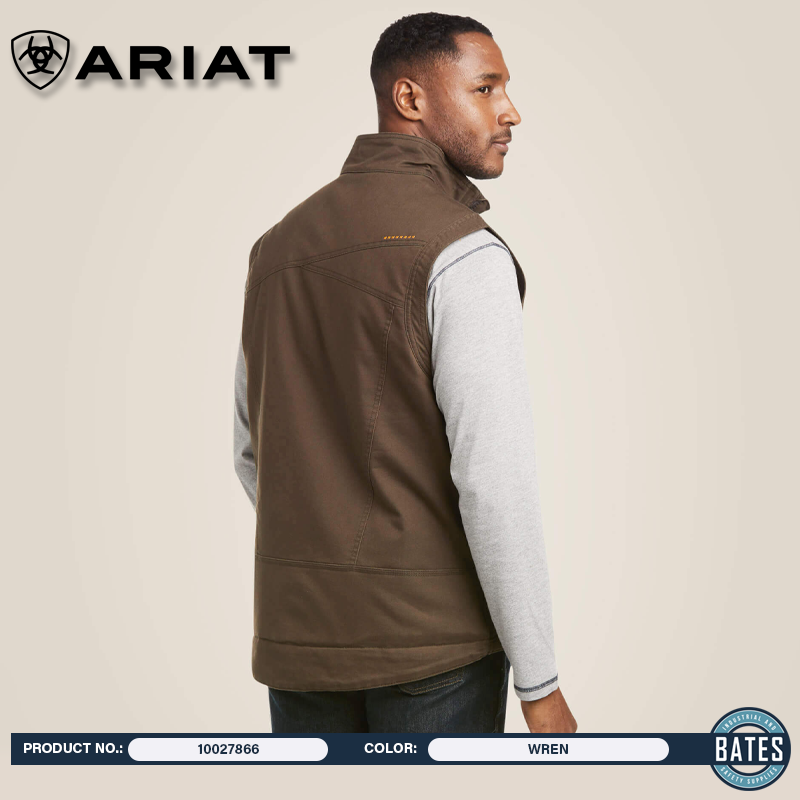 10027866 Ariat Men's REBAR® DuraCanvas Insulated Vest