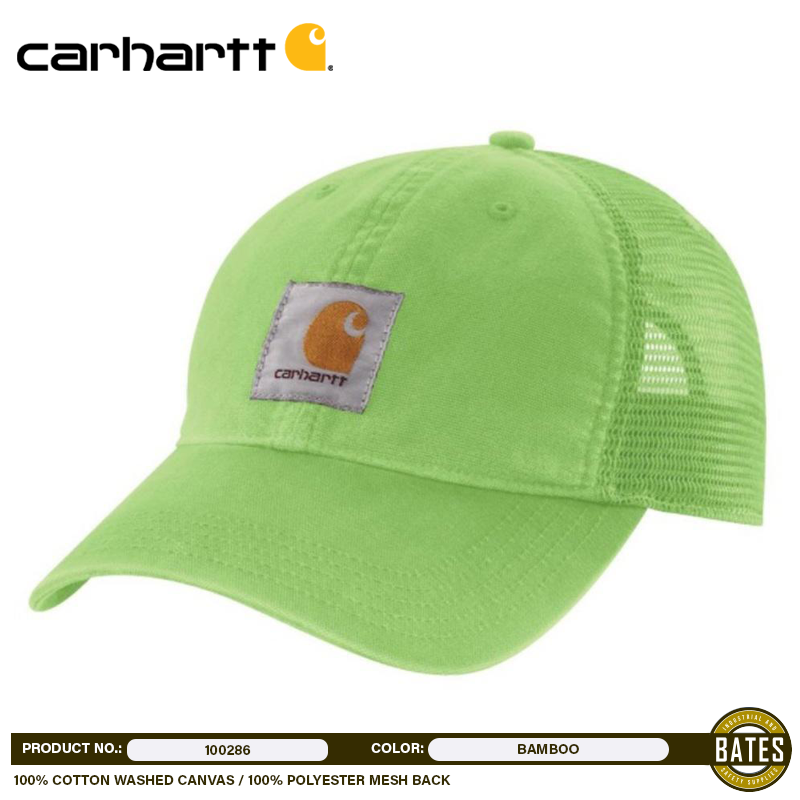 100286 Carhartt Canvas MESH-BACK Caps