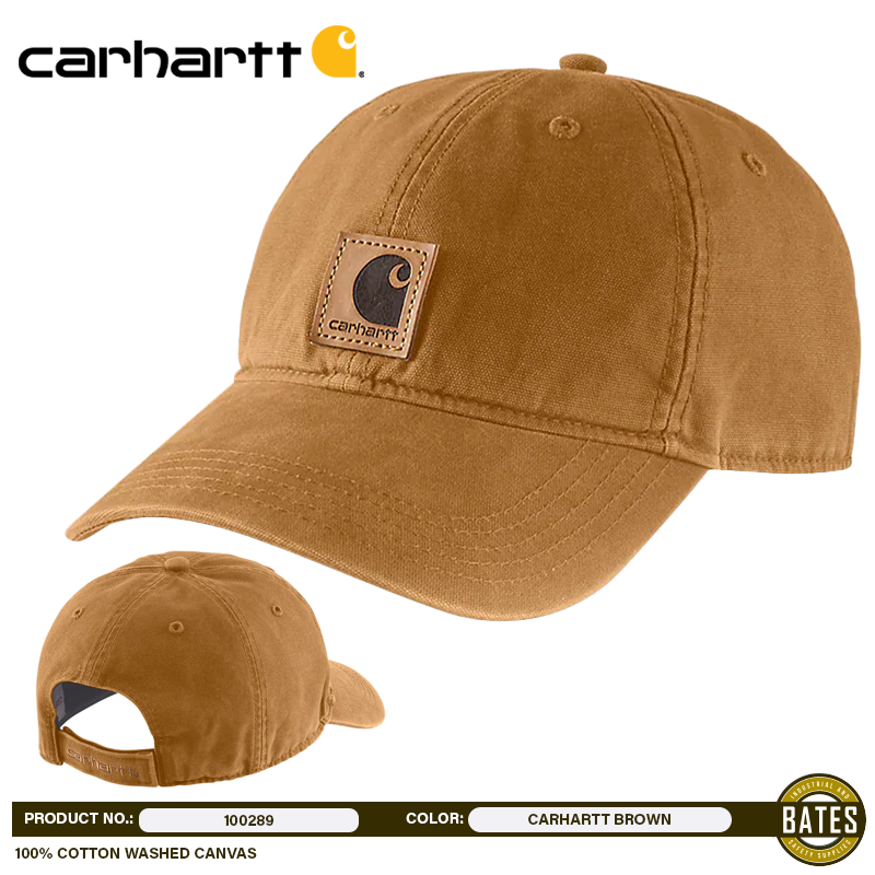 100289 Carhartt SOLID Canvas Caps