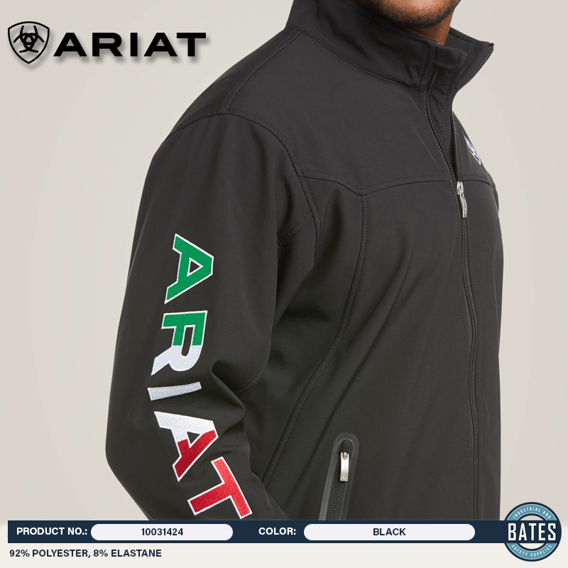 10031424 Ariat Men's New Team Softshell MEXICO Jacket