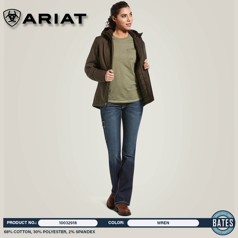 10032918 Ariat Women's REBAR DuraCanvas Insulated Jacket