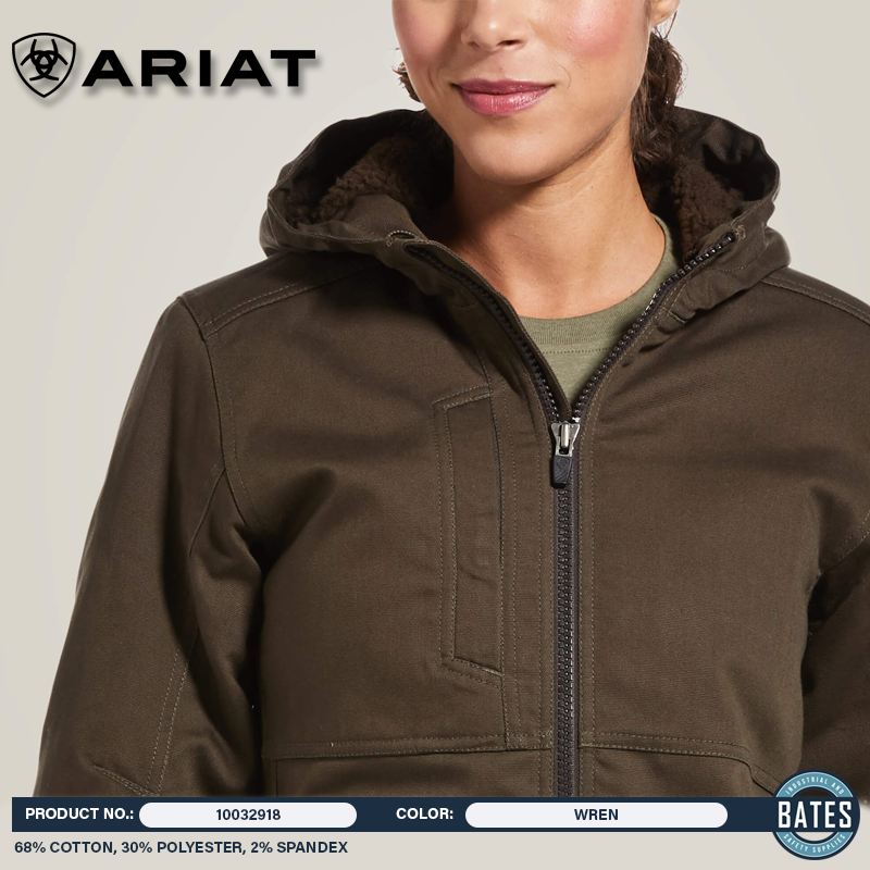10032918 Ariat Women's REBAR DuraCanvas Insulated Jacket