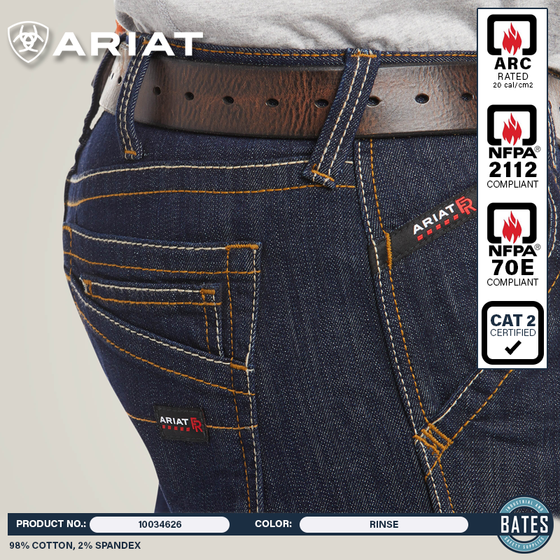 10034626 Ariat Men's FR M7 DuraStretch WORKHORSE Jeans