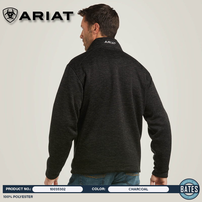 10035302 Ariat Men's CALDWELL ¼ Zip Sweater