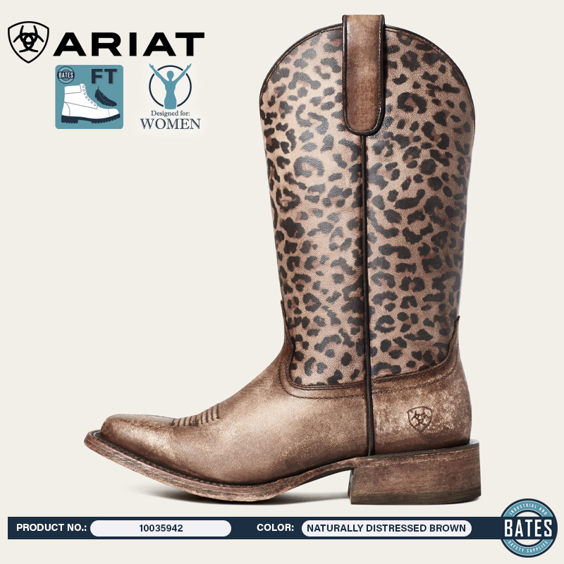 10035942 Ariat Women's CIRCUIT SAVANNA Western Square-Toe Boots