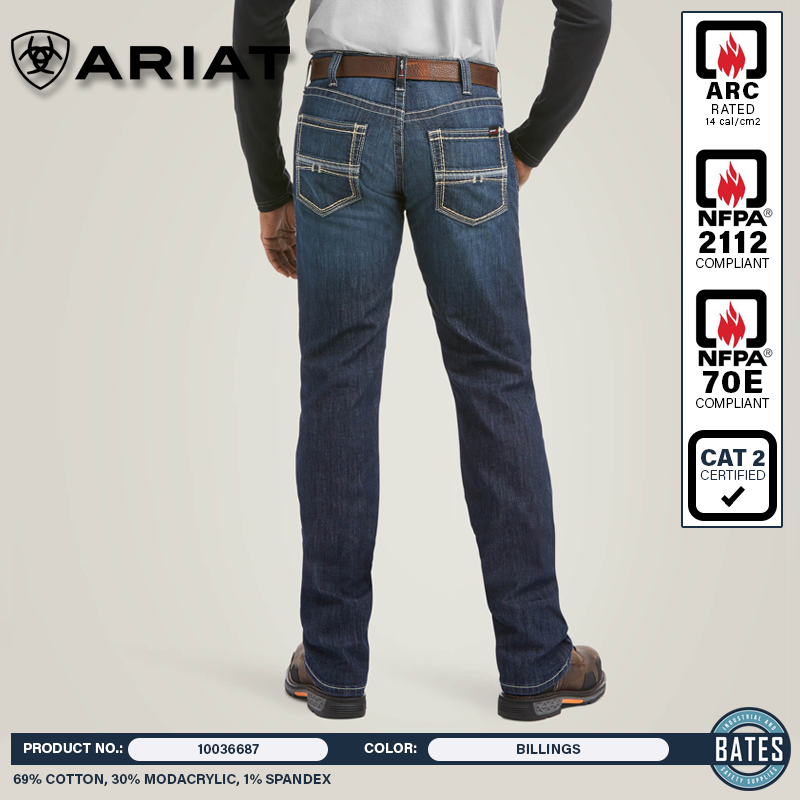 10036687 Ariat Men's FR M5 COLTRANE SL Jeans