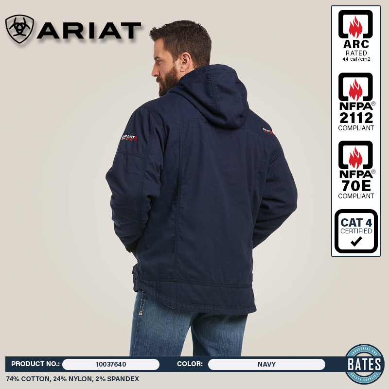 10037640 Ariat Men's FR DuraLight Stretch Canvas Jacket