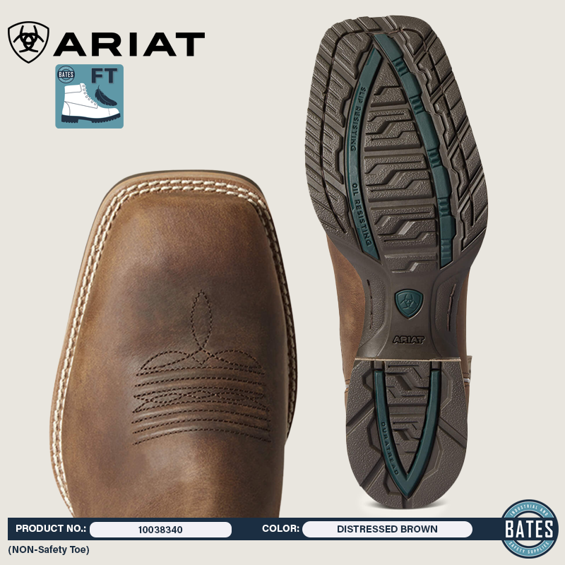 10038340 Ariat Men's HYBRID VentTEK Western Boots