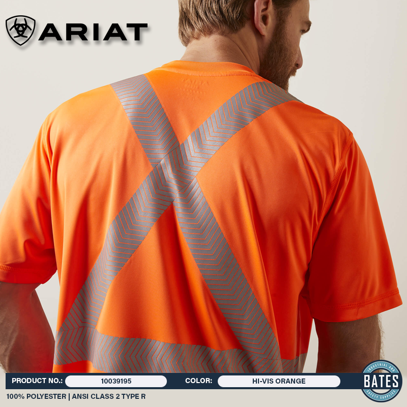 10039195 Ariat Men's REBAR HI-VIS ANSI SS T-Shirt