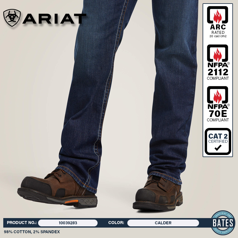 10039283 Ariat Men's FR M4 DuraStretch STILLWELL Boot Cut Jeans