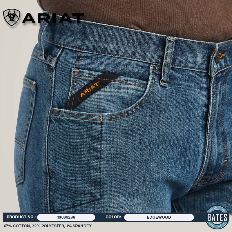 10039288 Ariat Men's REBAR® M5 DuraStretch Straight Leg Jeans