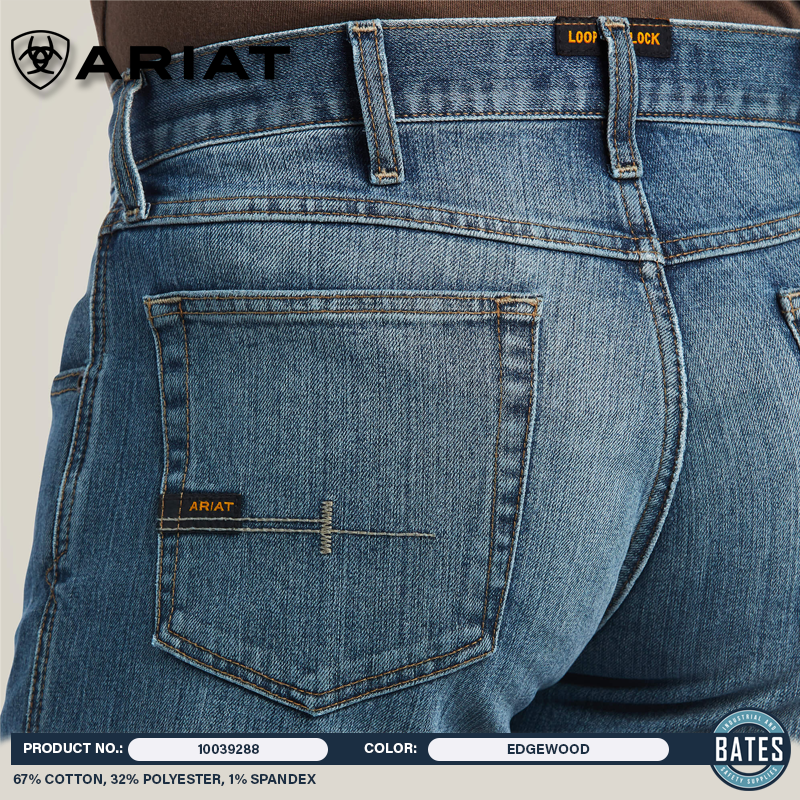 10039288 Ariat Men's REBAR® M5 DuraStretch Straight Leg Jeans