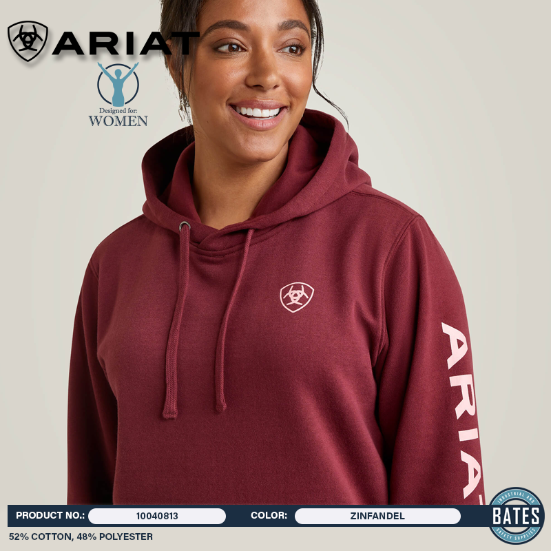 10040813 Ariat Women's ARIAT Logo Hoodie