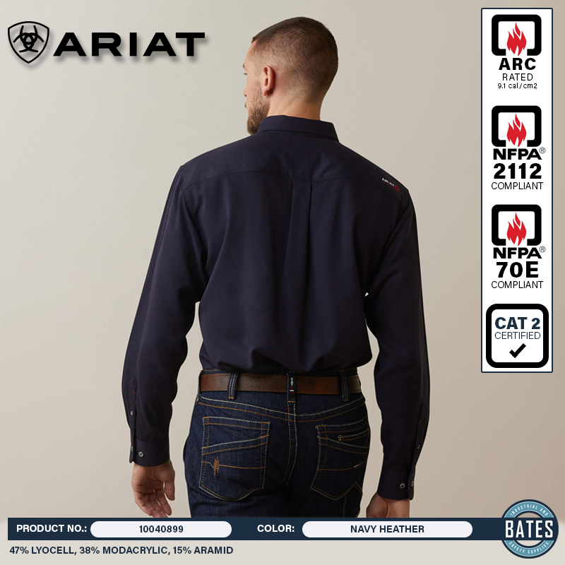 10040899 Ariat Men's FR Air Inherent LS Work Shirt