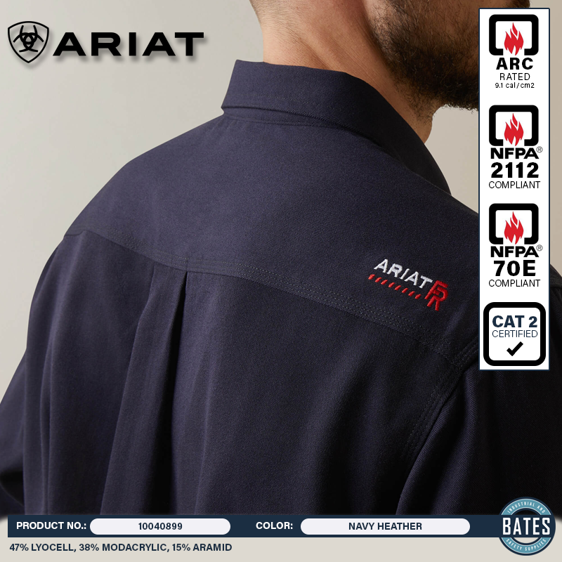 10040899 Ariat Men's FR Air Inherent LS Work Shirt