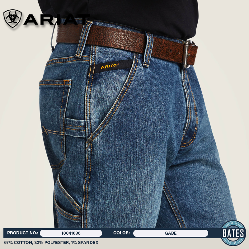 10041086 Ariat Men's REBAR® M4 DuraStretch Boot Cut Jeans
