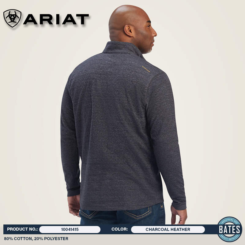 10041415 Ariat Men's REBAR® Foundation ¼ Zip Shirt