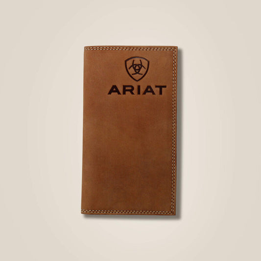 A3548044 ARIAT RODEO WALLET STACKED LOGO