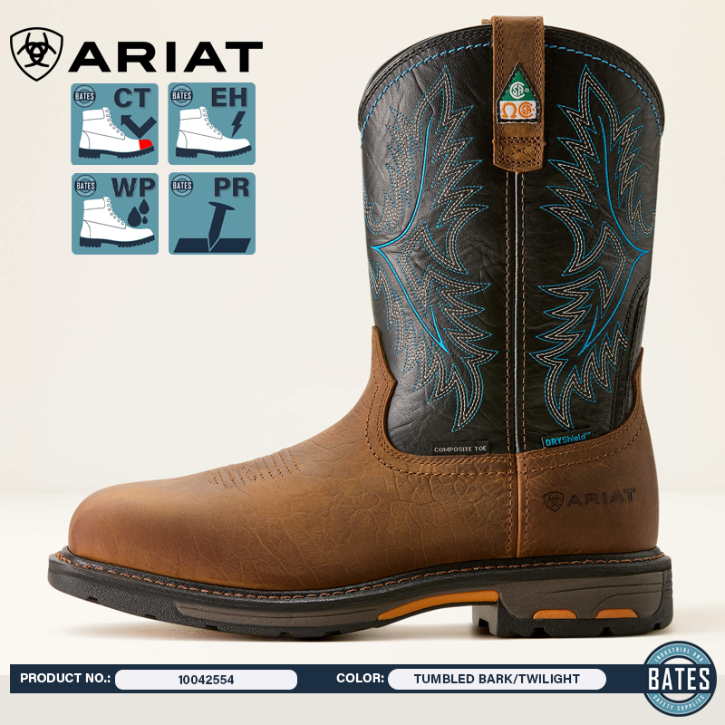 10042554 Ariat Men's WORKHOG CSA WP/CT Work Boots