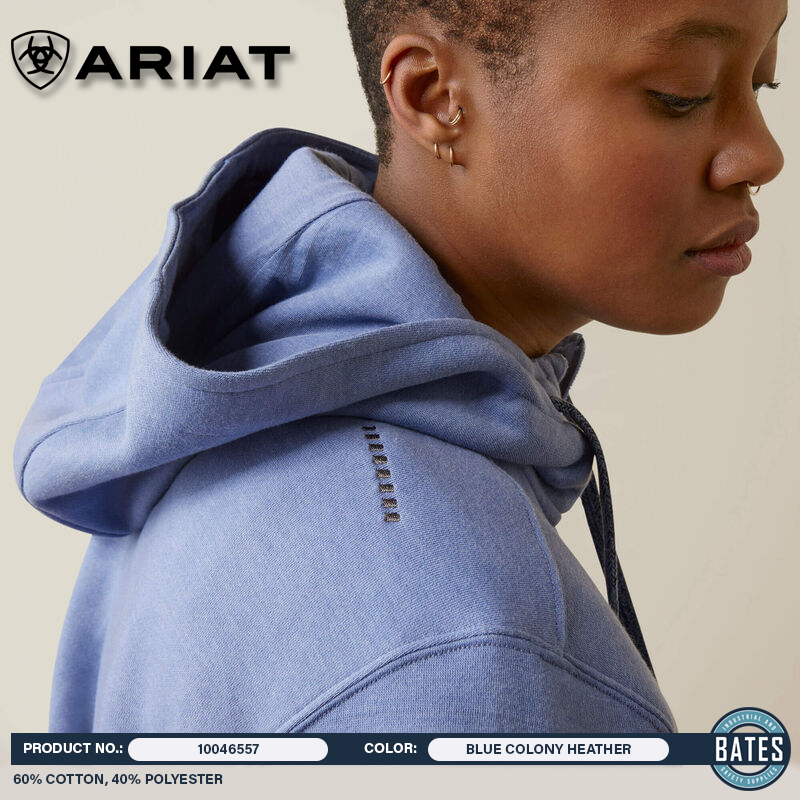 10046557 Ariat Women's Rebar Skill Set 1/2 Zip Hoodie