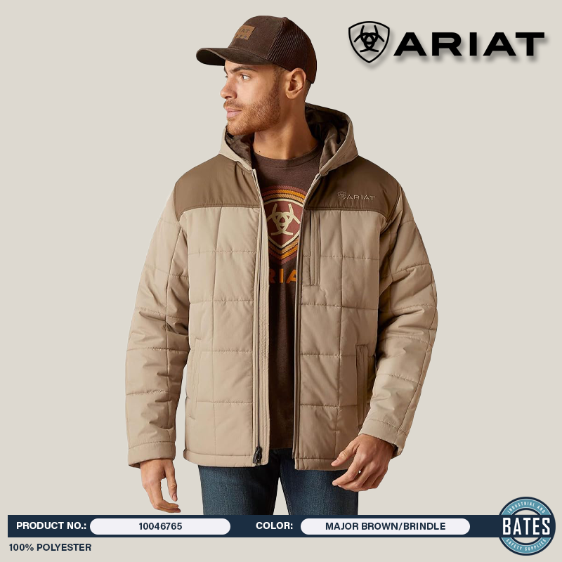 10046765 Ariat Men's Crius Hooded Insulated Jacket