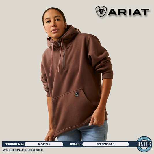 10046779 Ariat Women's Rebar Skill Set 1/2 Zip Hoodie