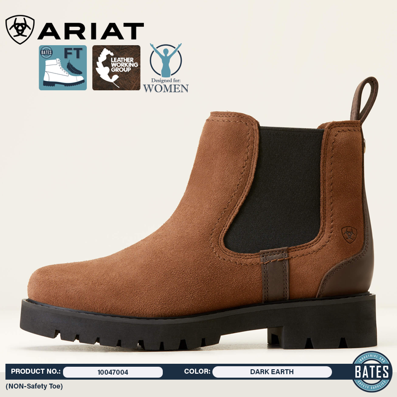 10047004 Ariat Women s WEXFORD LUG WP Chelsea Boots