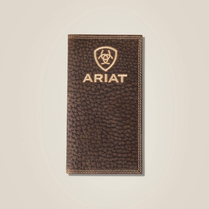 A3555902 ARIAT RODEO WALLET PEBBLE LEATHER