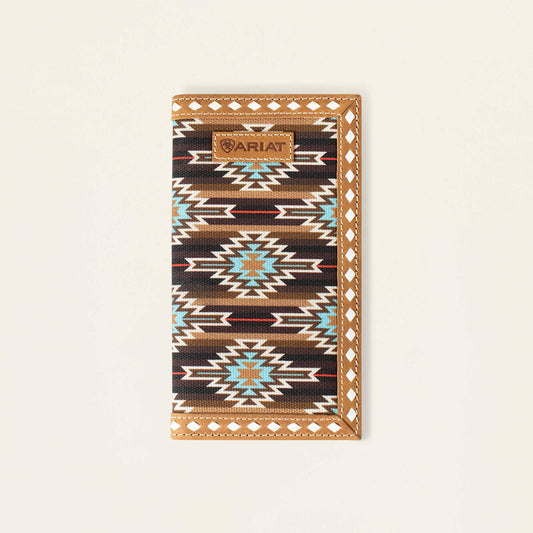 A3559102 ARIAT RODEO WALLET SOUTHWEST DIAMOND