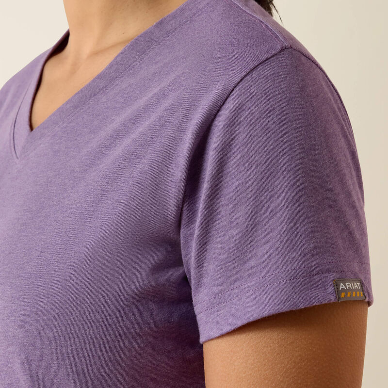 10071282 Rebar Cotton Strong Standard V-Neck T-Shirt