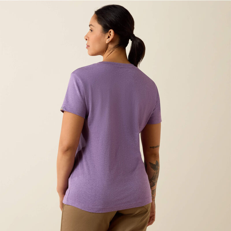 10071282 Rebar Cotton Strong Standard V-Neck T-Shirt