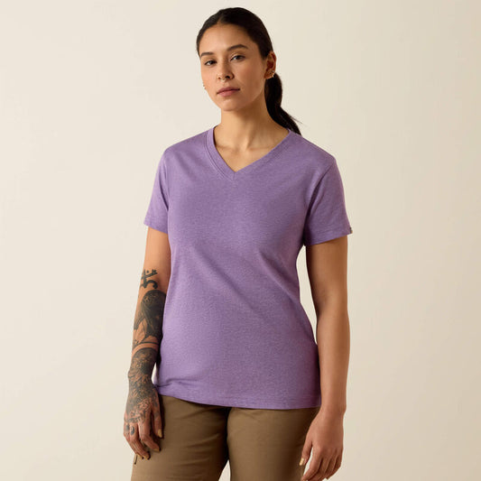 10071282 Rebar Cotton Strong Standard V-Neck T-Shirt