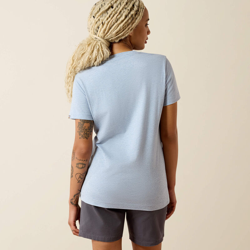10071283 Rebar Cotton Strong Standard V-Neck T-Shirt