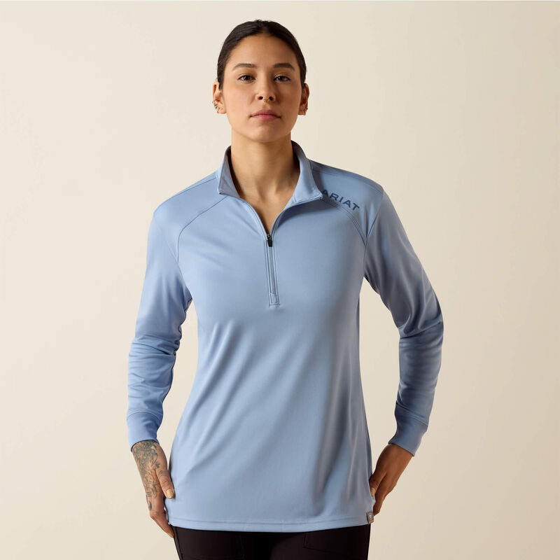 10071294 Ariat Women's Rebar Sunblocker 1/2 Zip T-Shirt