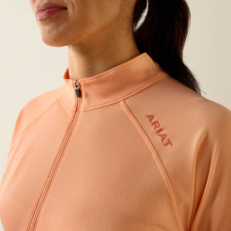 10071298 Ariat Women's Rebar Heat Fighter 1/2 Zip T-Shirt
