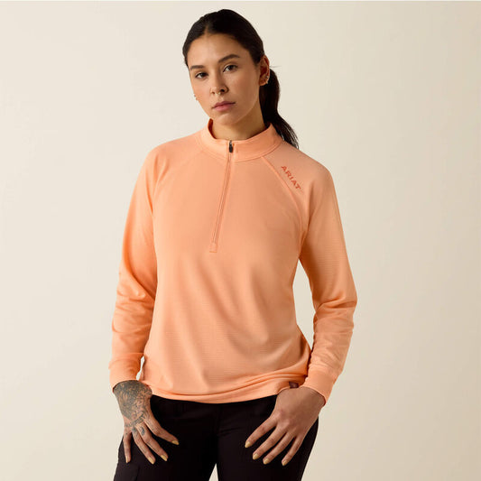 10071298 Ariat Women's Rebar Heat Fighter 1/2 Zip T-Shirt